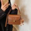 Niche Fashion Bag Women's New Autumn and Winter Retro Texture Small Square Bag Commuter Casual Messenger Bag Tide