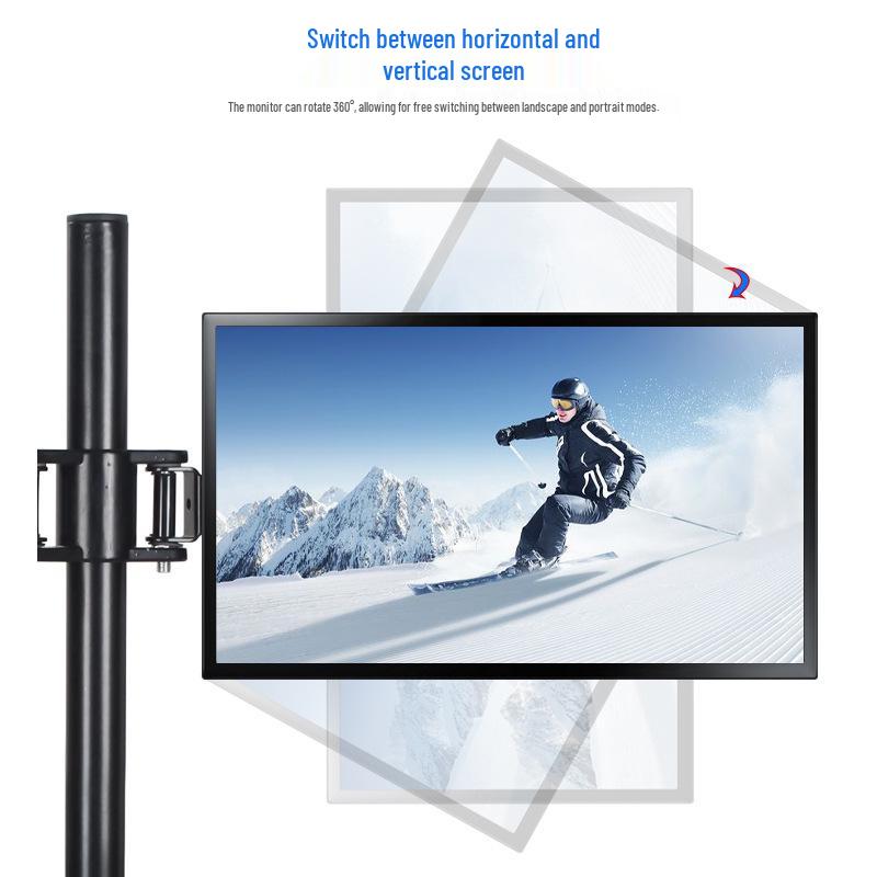Jianleji Dual Monitor Stand with Adjustable Height and Backrest