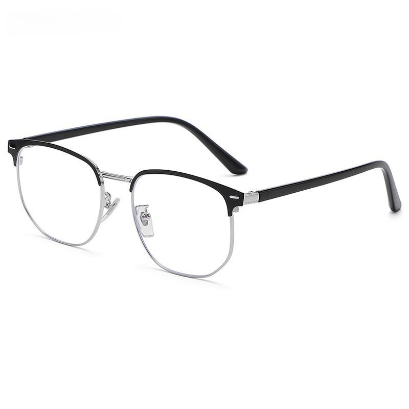 Vintage Anti Blue Light Blocking Glasses Men Square Ray Filter Women Gaming Eyeglasses Black Frames Computer Eyewear
