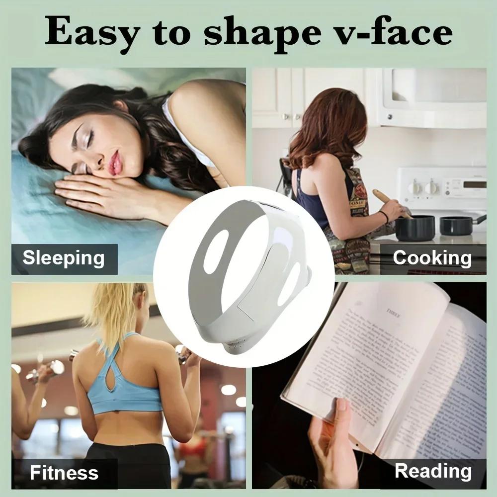 Reusable Face Slimming Bandage V Line Face Shaper Chin Cheek Lift Belt Facial Massage Strap Face Massager Beauty Skin Care Tools
