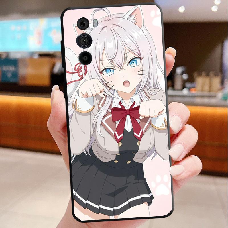 Phone Case For Motorola Edge 50 40 Pro 60 50 40 30 Ultra Neo Fusion Moto G Play G Stylus G Power G Anime Girl