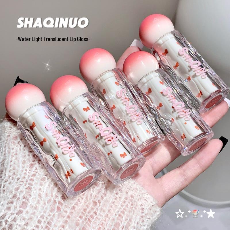 Lucidalabbra Shaqinuo Water-Glow: Traslucido, Lucentezza Specchiata, Rimpolpa le Labbra, A Lunga Tenuta, Giovane, Vibe da Ragazza
