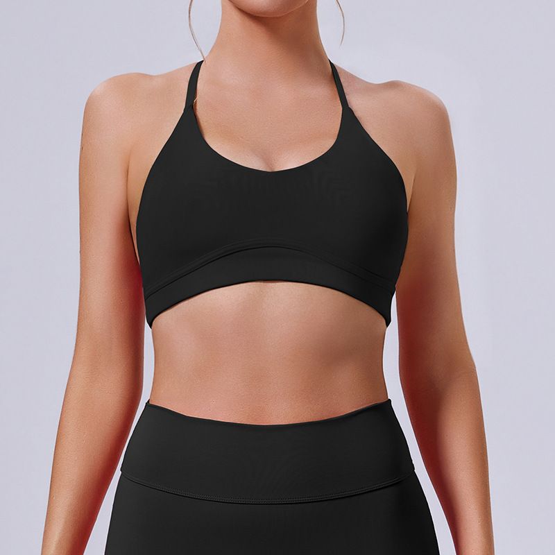 

Guangzhou Jinke Sporting Goods Co., Ltd. Jinke Environmental-Friendly Degradable Fabric Outdoor Sports Suit Female High Waist Black Tops M