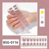 Semi-Cured Gel Nagellackstreifen Gel Nägel Vollständige Wraps Streifen Gel Nagelaufkleber