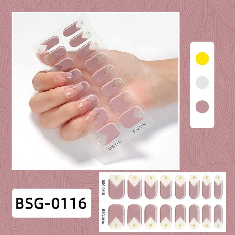 Semi-Cured Gel Nagellackstreifen Gel Nägel Vollständige Wraps Streifen Gel Nagelaufkleber