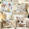 Character Mmiiiiichan Cushion Cover Pillow Case Antidustmite Pillowcase Silky Short Plush Sofa Cushion Cover Hot