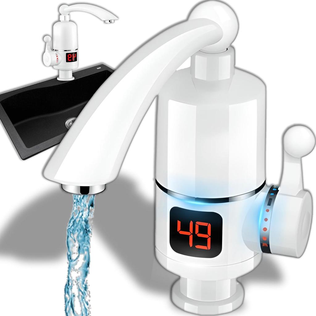 Bc Electric Flow-Through Water Heater Tourist Tap For Kitchen 3000W