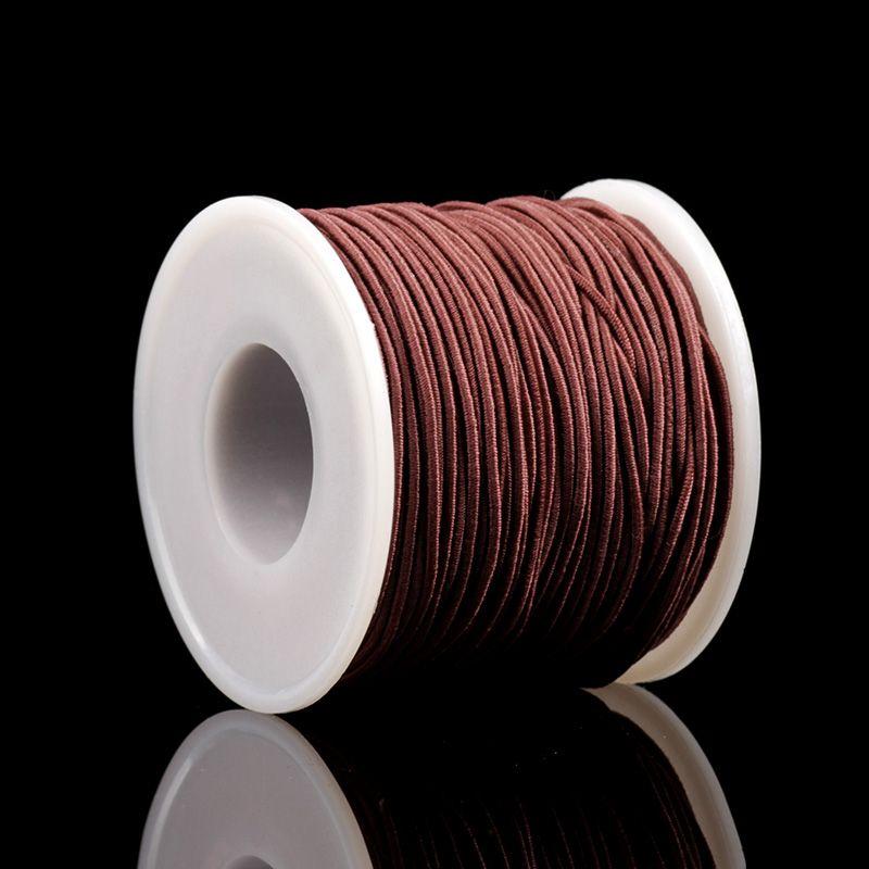 

Elastic String Rubber Band Bracelet Rope DIY Hand-Woven Carrying Strap Necklace Rope Elastic String Rubber Band Bracelet Rope [Brown] 0.8mm about 50 meters. With crochet lead