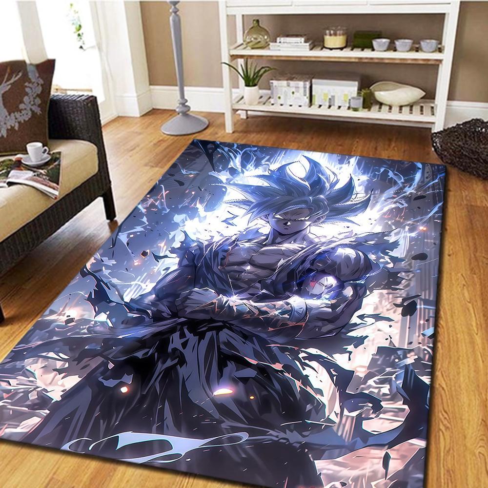 Son Goku Carpet, Cool Movie Home Decor Mat, Digital Print Bedroom Floor Rug, Living Room Play Mat -HYQ82