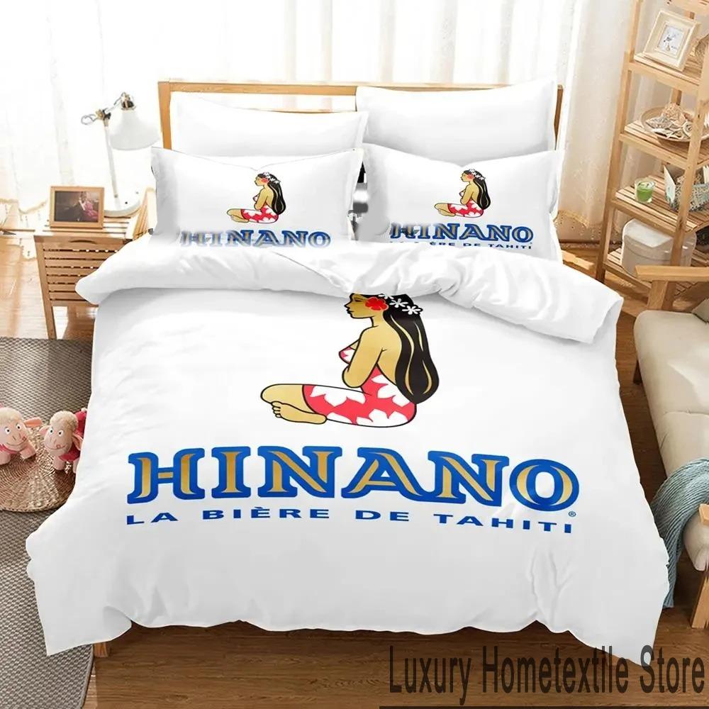 

3D H-hinano Таити Лого Постельное белье Мальчики Девочки Полуторный Двуспальный Кингсайз Пододеяльник Наволочка Кровать мальчики Взрослый Домашний текстиль 70x133cm 2pcs