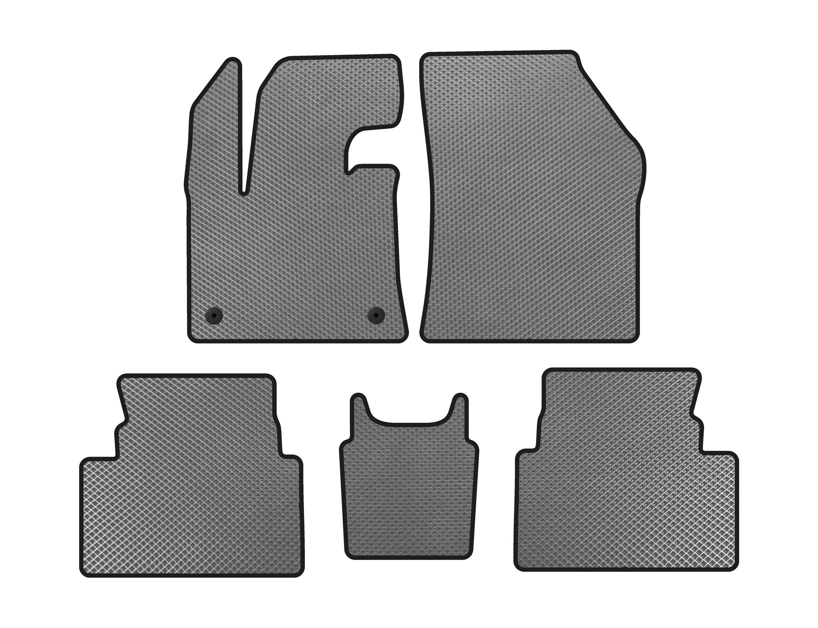 

EVA mats (Floor-mounted accelerator pedal, Gray) for Citroen C5 Aircross 2017-