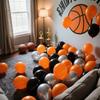 Aluminiumfolien-Ballon-Set mit Basketball-Thema für Kindergeburtstagsfeier-Dekoration, Szenenarrangement-Zubehör