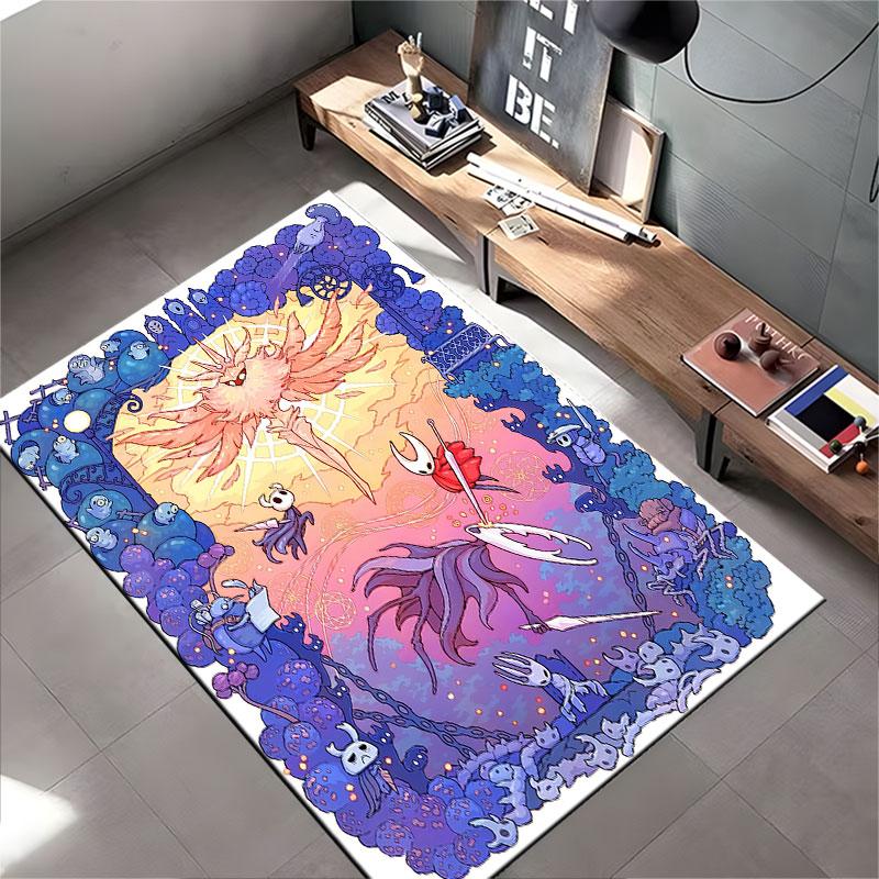 "Hollow Knight Fantasy Scene Carpet" Suitable As a Non-slip Mat for the Living Room or Bedroom Sofa