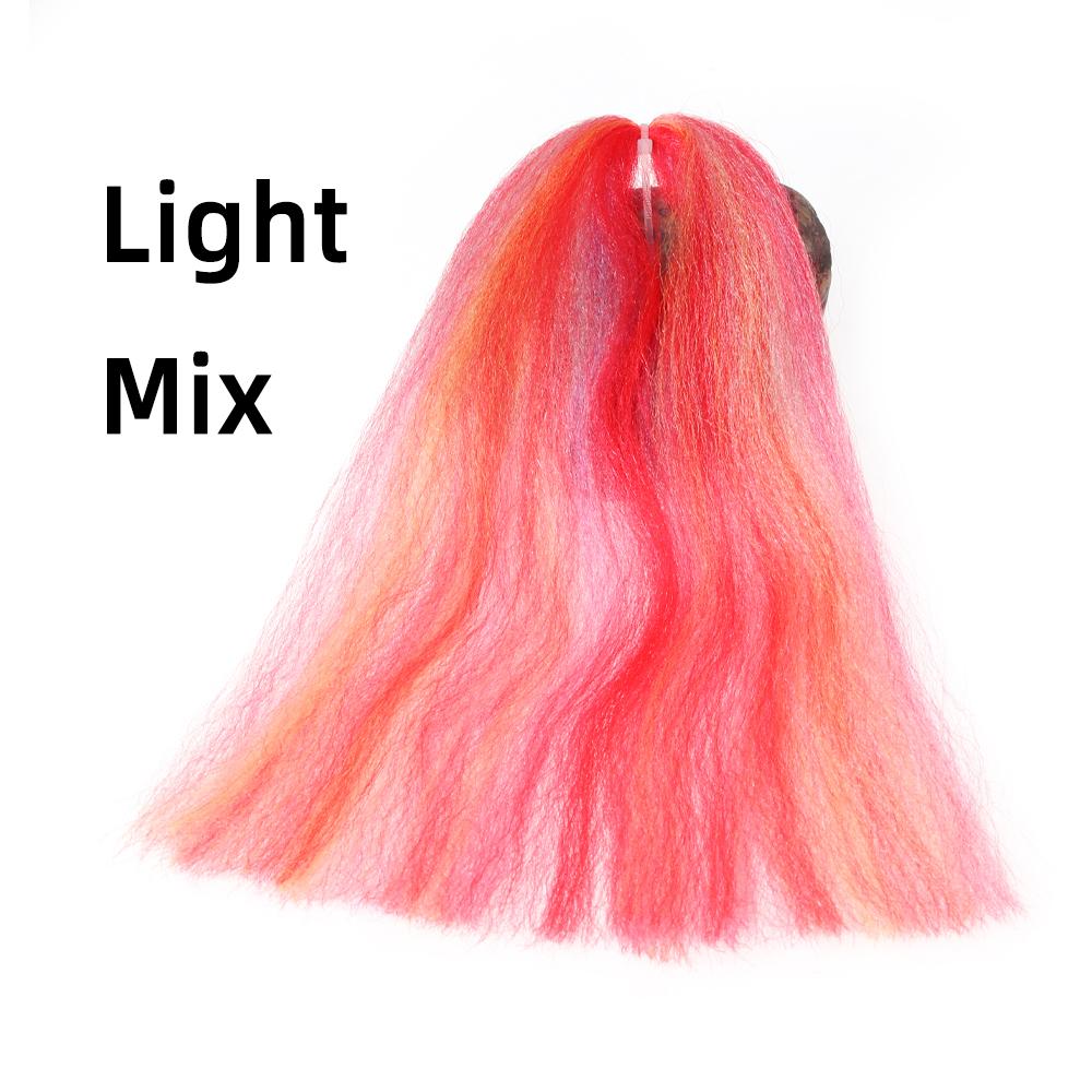 1 pachet material sintetic pentru legarea muștelor moale EP fibră mătăsoasă, păr lung, pentru momeală de pescuit, momeală, momeală