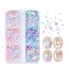 Iridescence Stars Moons Glitter Nails Accessories Decor Mermaid Sequin Nail Art Supplies For Professionals Flakes Nail Parts