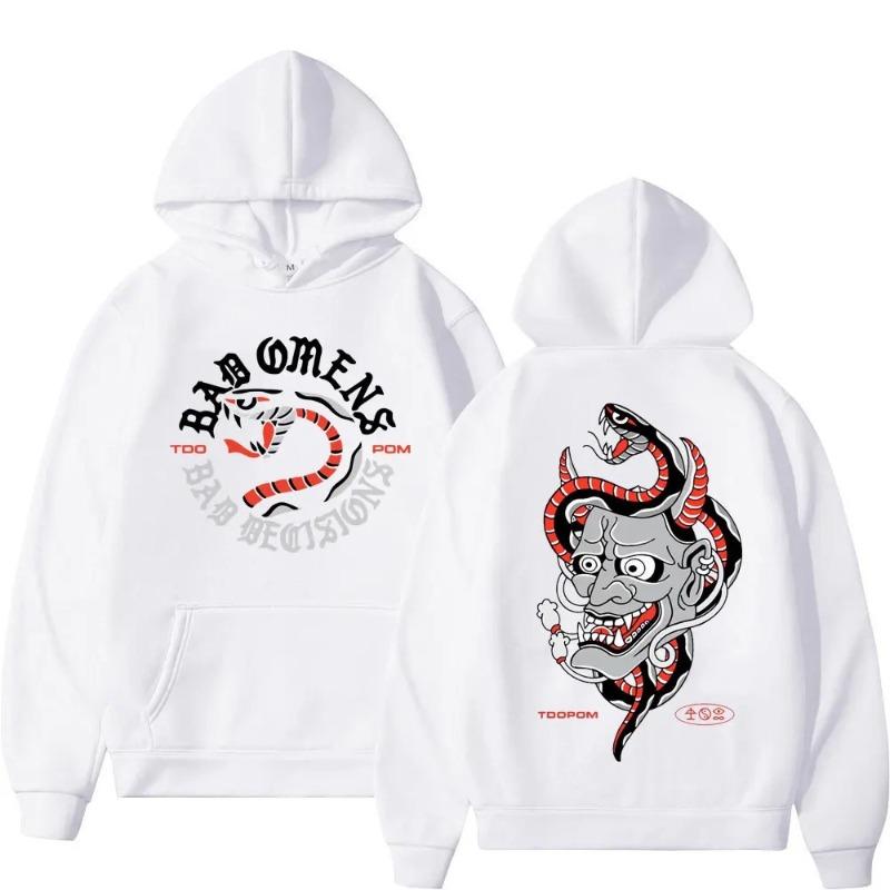 Bad Omens Band A Tour of The Concrete Jungle Hoodies Boys Harajuku Girls Pullover Fancy Music Gift Loose Sweatshirt