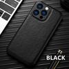 Luxury Solid Color Leather Bumper Soft Phone Case For iPhone 16 Pro Max 14 11 12 13 15 Pro Max Camera Lens Protection Back Cover