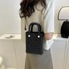 New Cartoon Versatile Accessories Bag Beach Bag New Fashion Niche One Shoulder Crossbody Hand Carry Hole Bag