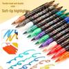 Dual-Tip Glitter Marker Pens for Kids' Art & DIY Projects