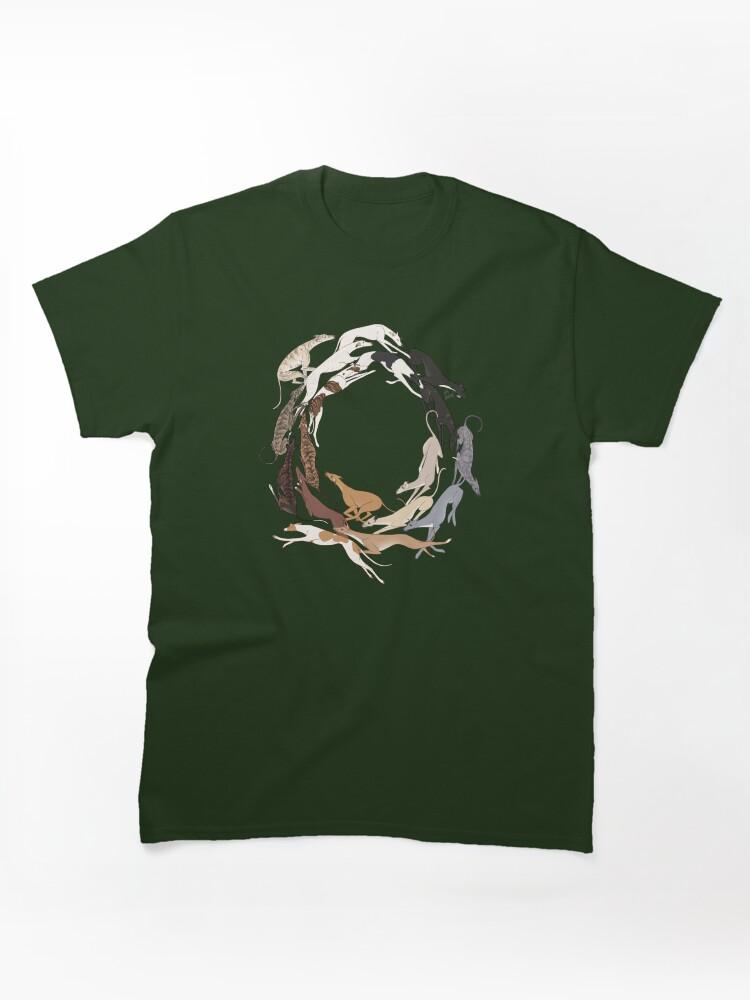 A Gathering of Cats The Greyt Hound Romp Classic Unisex T-Shirt
