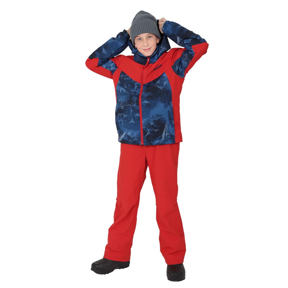

Комплект NNOUM и Junior Ski Wear и Произведенный на той же фабрике, что и этот комплект, идеально подходит для мальчиков и Регулируемые размеры и Включает капюшон и обеспечивает
