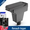 Renault Logan Armrest & Center Console Storage Box - Export Edition