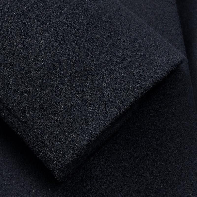 Trolman Unisex Mid-Length Wool Blend Overcoat