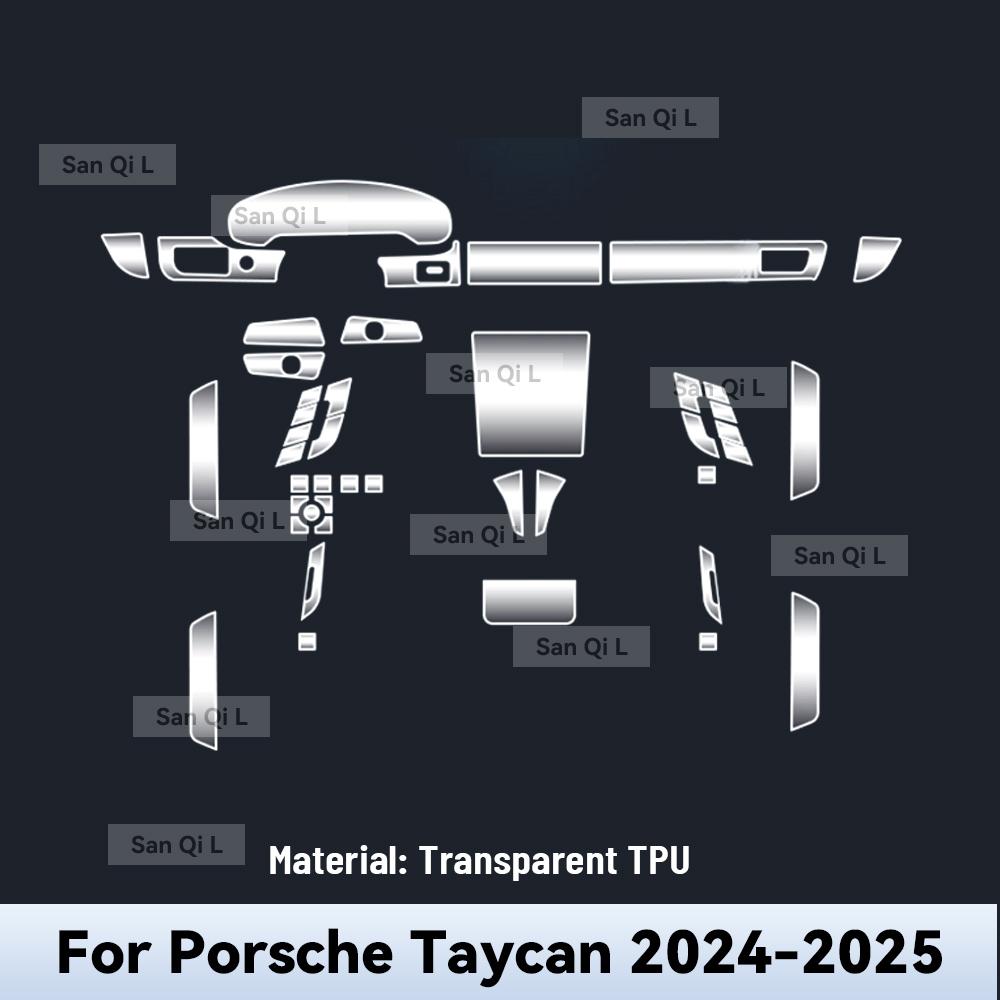 For PORSCHE TAYCAN 2024 2025 TPU