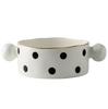 Pastoral Polka Dot Ceramic Tableware Set Household Rice Bowl Creative Internet Celebrity Gold Plate Steak Western Plate
