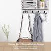 10/5Pcs Coat Hooks Wall-Mounted 2 Hole Towel Hanger For Coats Hat Clothing Home Storage Hook Wall Hook Towel Hanger For Hardware