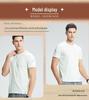 Men's Quick-Dry Ice Silk Stretch T-Shirt: Round Neck, Breathable, Short Sleeve, Sun-Protective, Summer Fitness Running Top.