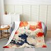 Stars Print Throw Blanket Cute Star Pattern Soft Breathable Fleece Blanket Watercolor Geometric Fuzzy Blanket for Sofa Bed Couch
