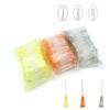 100Pcs Dental Endo Irrigation Needle Tip 25G/27G/30Ga 30G End-Closed Side Hole Endo Syringe Root Canal Washing Needle Tip
