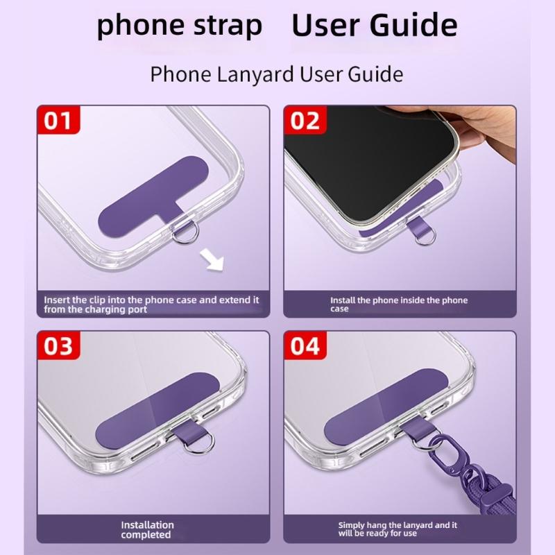 Adjustable Detachable Crossbody Strap for Mobile Phones and Pocket 3 Cameras Secure Anti Loss Design Phone Chain Lanyard