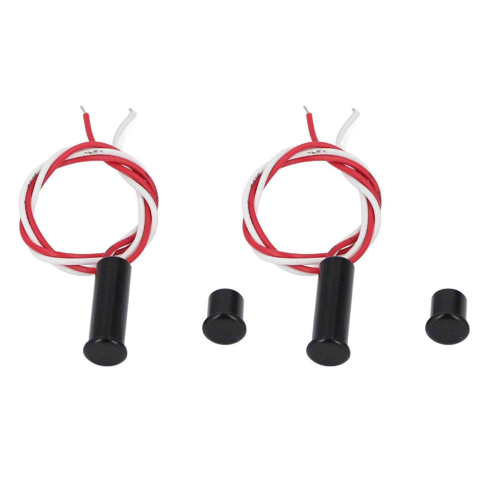 

2 комплекта магнитных герконовых переключателей DC12 до 24 В NC проводной датчик двери окна для систем домашней охранной сигнализации