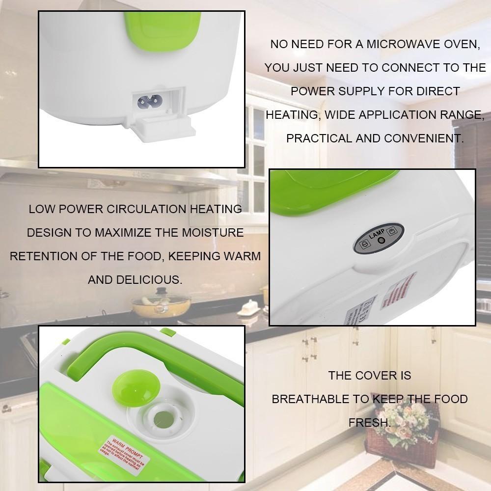 Lunch Box Food Container Portable Electric Heating Food Warmer Heater Rice Container Dinnerware Sets for Home  Food Container
