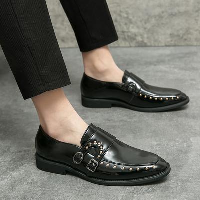Mode Modetrends Männer Casual Lederschuhe Marke Doppelschnalle Männer Loafers Mokassins Business-Schuhe Frühling Neue Schuhe im britischen Stil