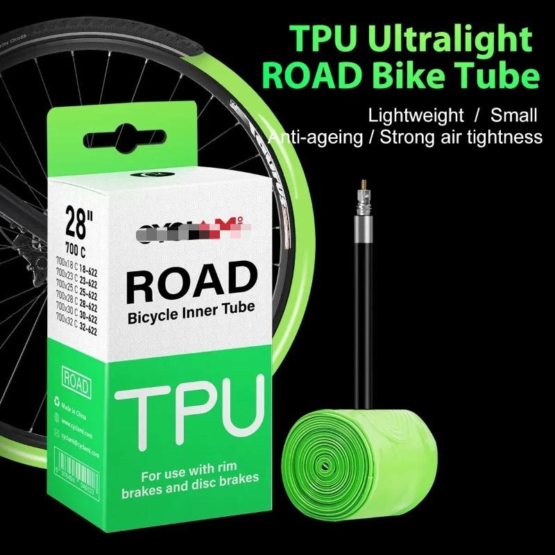 Ultra Light 30g TPU Inner Tube Road Bikes Presta Valve Anti Puncture Tire with Tire Levers Patch Kit Cycling Repair Accessory