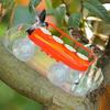 Window Hummingbird Feeder Strong Suction Cup Hummingbird Feeder with 4 Feeding Ports Plastic Birds Feeding Tray for Outdoors