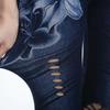 Sexy Women Jean Skinny Jeggings Pants High Waist Leggings Female Print Ankle-length Slim Legging Fitness Plus Size