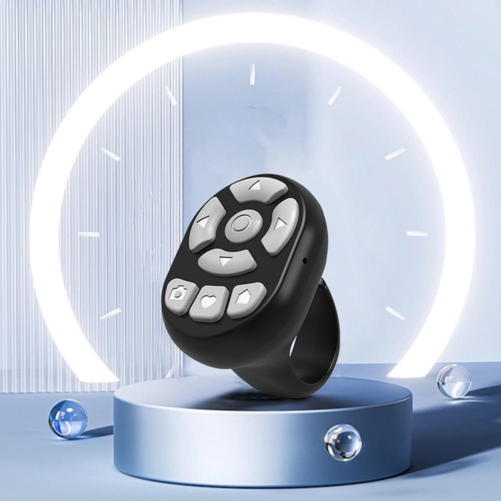 Bluetooth Wireless Remote Control E-book Page Turner Controller Multifunction Wireless Camera Shutter Selfie Remote For TikTok