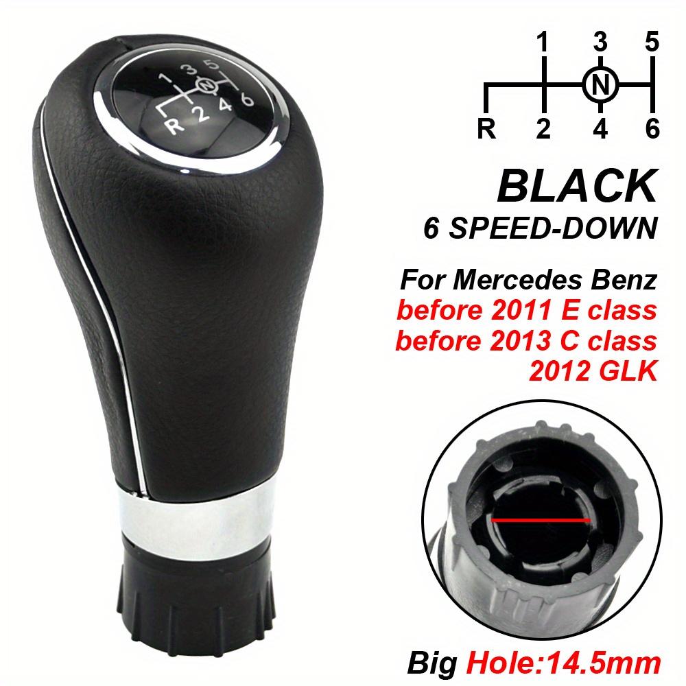 14.5mm/8mm Manual Car Shift Gear Knob Lever Gaitor For Mercedes Benz W204 C204 C63 C300 C250 W207 A207 W212 2008-2014