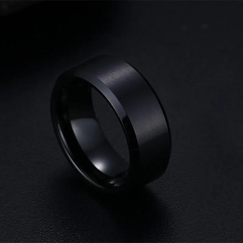 2025 New Titanium Steel Rings For Men Stainless Steel Rings For Men Men Ring Fashion Rings Wire Drawing