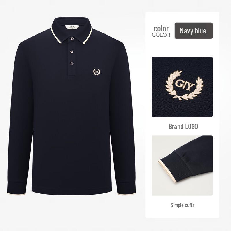 Goldlion GY Men s Polo Neck Casual Sweatshirt 2XL