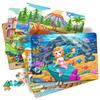 60 Stück Früherziehung Tierpuzzles Lern-Spielset Spielzeug-Set Pädagogisches Set Puzzle Kinder Pädagogisches Spielzeug Zuhause