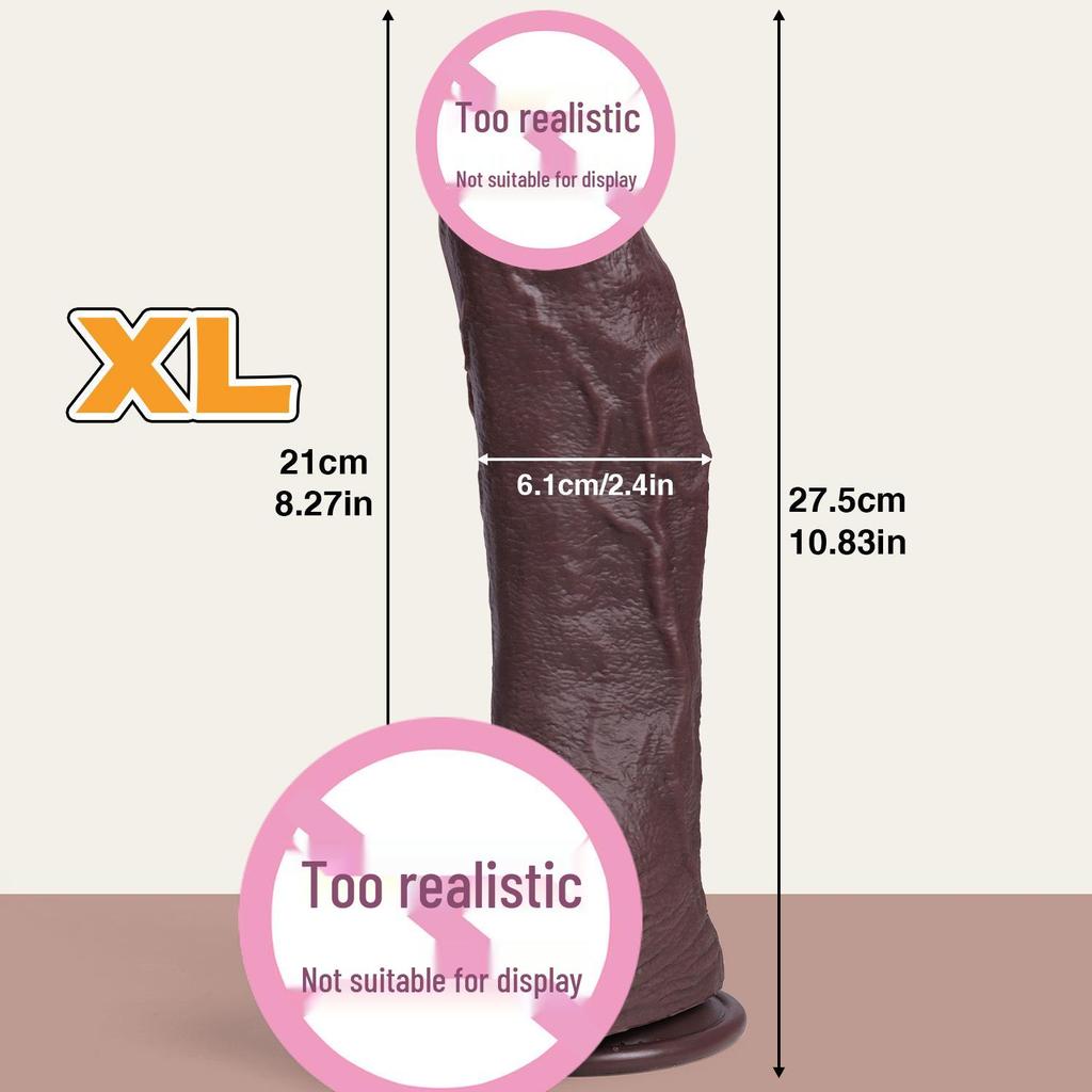 Realistic Suction Cup Penis Adult Toy - Soft Flesh Masturbator