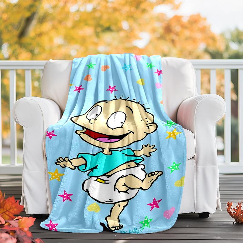 Rugrats Printed Throw Blanket—soft,warm;versatile Blanket for All Seasons—perfect As &air-conditioning Throw,nap Blanket