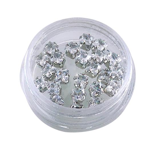 20 ks/krabice dekorace na nehty třpytivé nehtové umění kubické zirkonie lesklé nehtové kamínky šperky ozdoba pro ženy