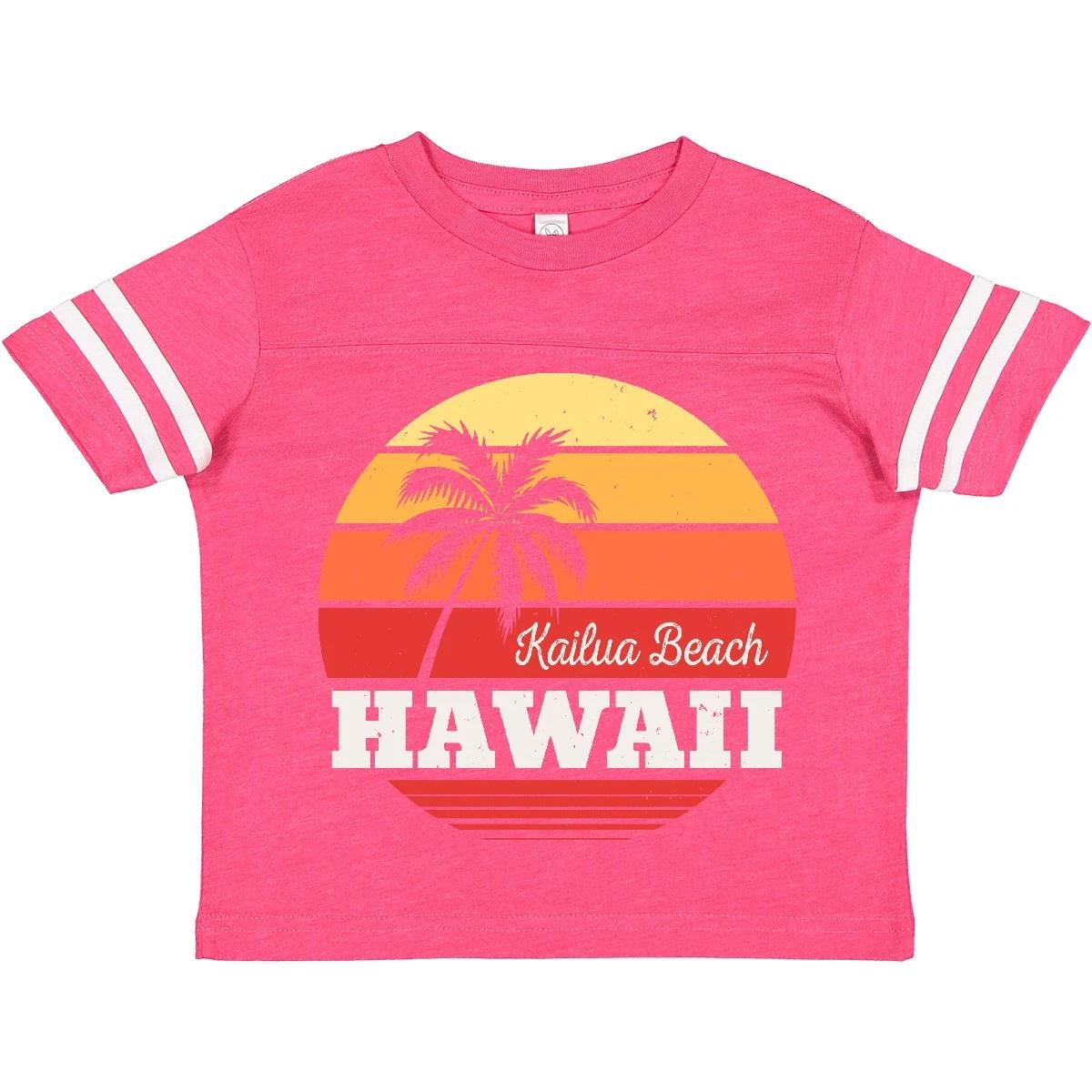 Inktastic Kailua Beach Hawaii Retro Sunset Toddler T-Shirt Travel Throwback Goer 120