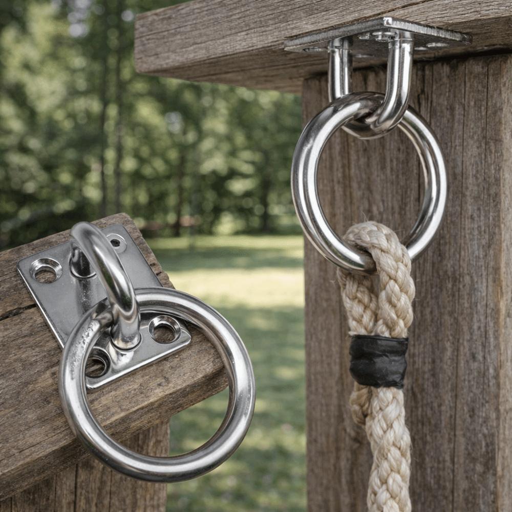 Wandmontierte Ösenschrauben Edelstahl Marine-Beschläge Beschläge Gartenhaus Haken Gartenhaus